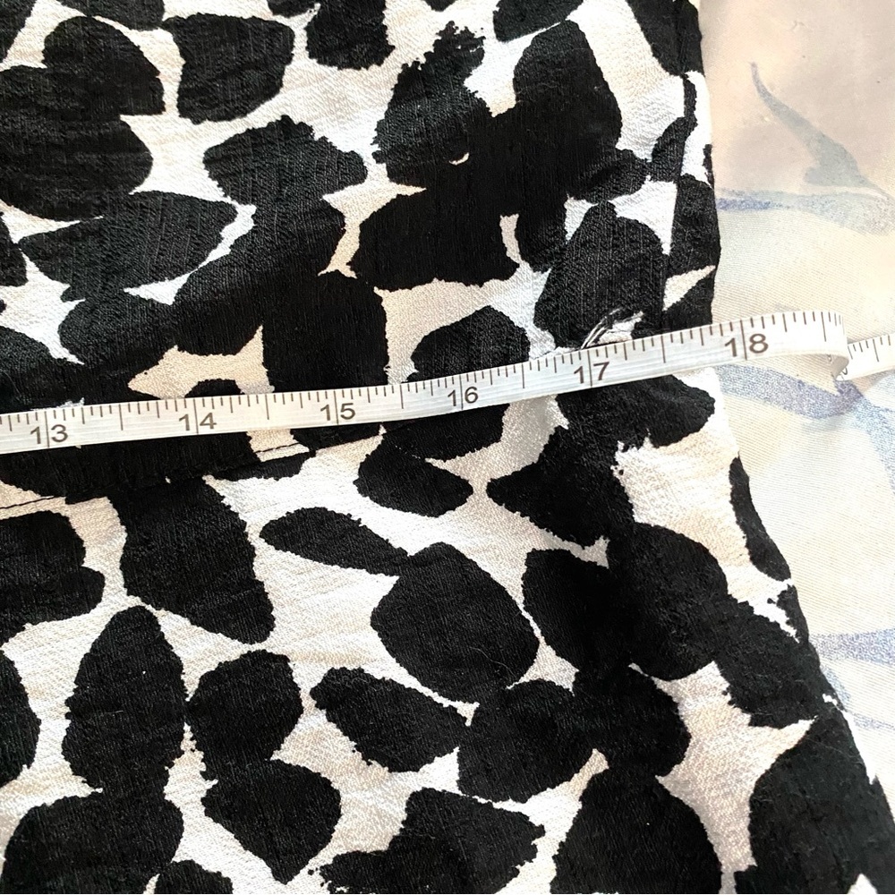 Lily Morgan Boho Abstract Animal Print Off Shoulder Women’s Blouse Short Sleeve - Picture 6 of 9